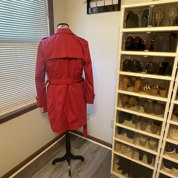 Roz & Ali hot pink lightweight rain coat Small - Picture 2 of 3